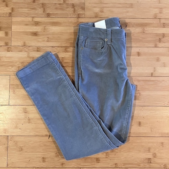NWT Tommy Hilfiger Straight leg grey corduroy size 6 - Picture 3 of 5